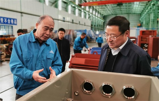 宣城市人大主任楊業(yè)峰來皖南電機(jī)調(diào)研 宣城市人大主任楊業(yè)峰來皖南電機(jī)調(diào)研