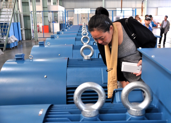 皖南電機:經(jīng)銷商在細看產(chǎn)品 皖南電機:經(jīng)銷商在細看產(chǎn)品