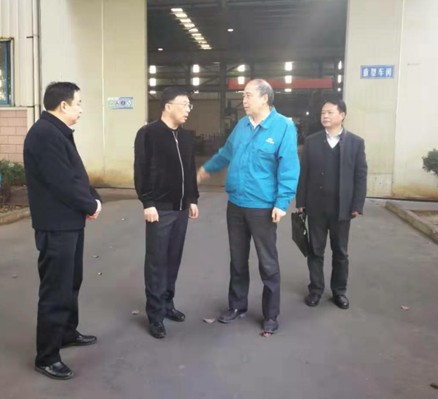新任涇縣縣委副書記、代縣長施懷中到安徽威能電機有限公司