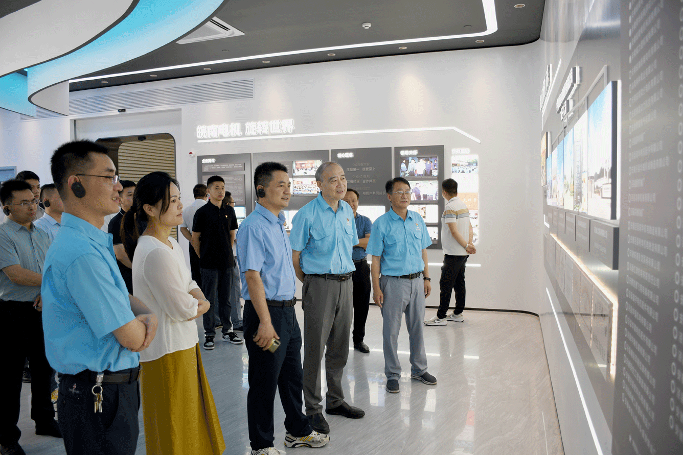 市委組織部來(lái)皖南電機(jī)調(diào)研觀摩 市委組織部來(lái)皖南電機(jī)調(diào)研觀摩