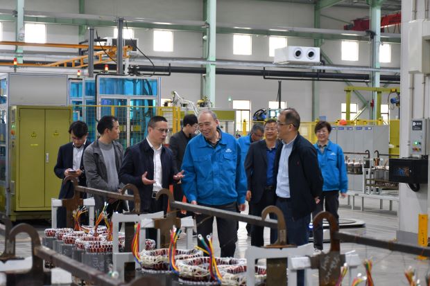 省工信廳副廳長姚凱調研皖南電機 省工信廳副廳長姚凱調研皖南電機